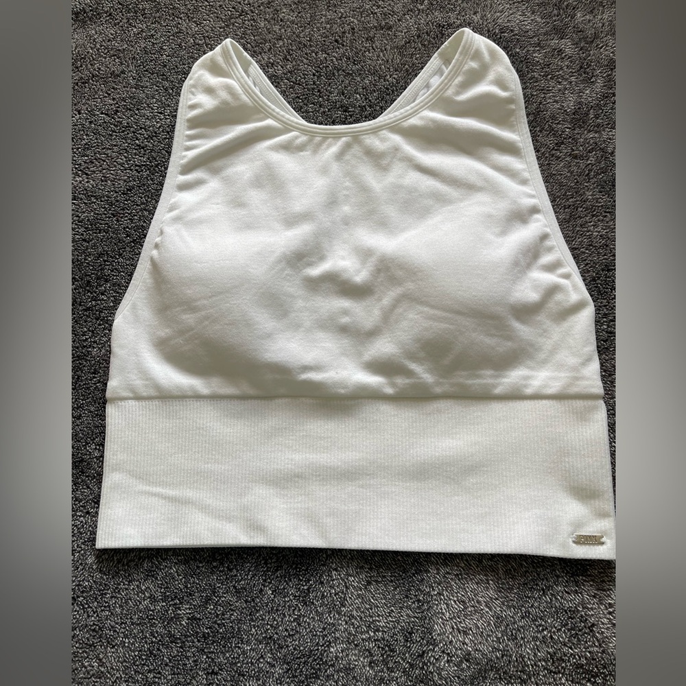 Pink Sport White Sportsbra